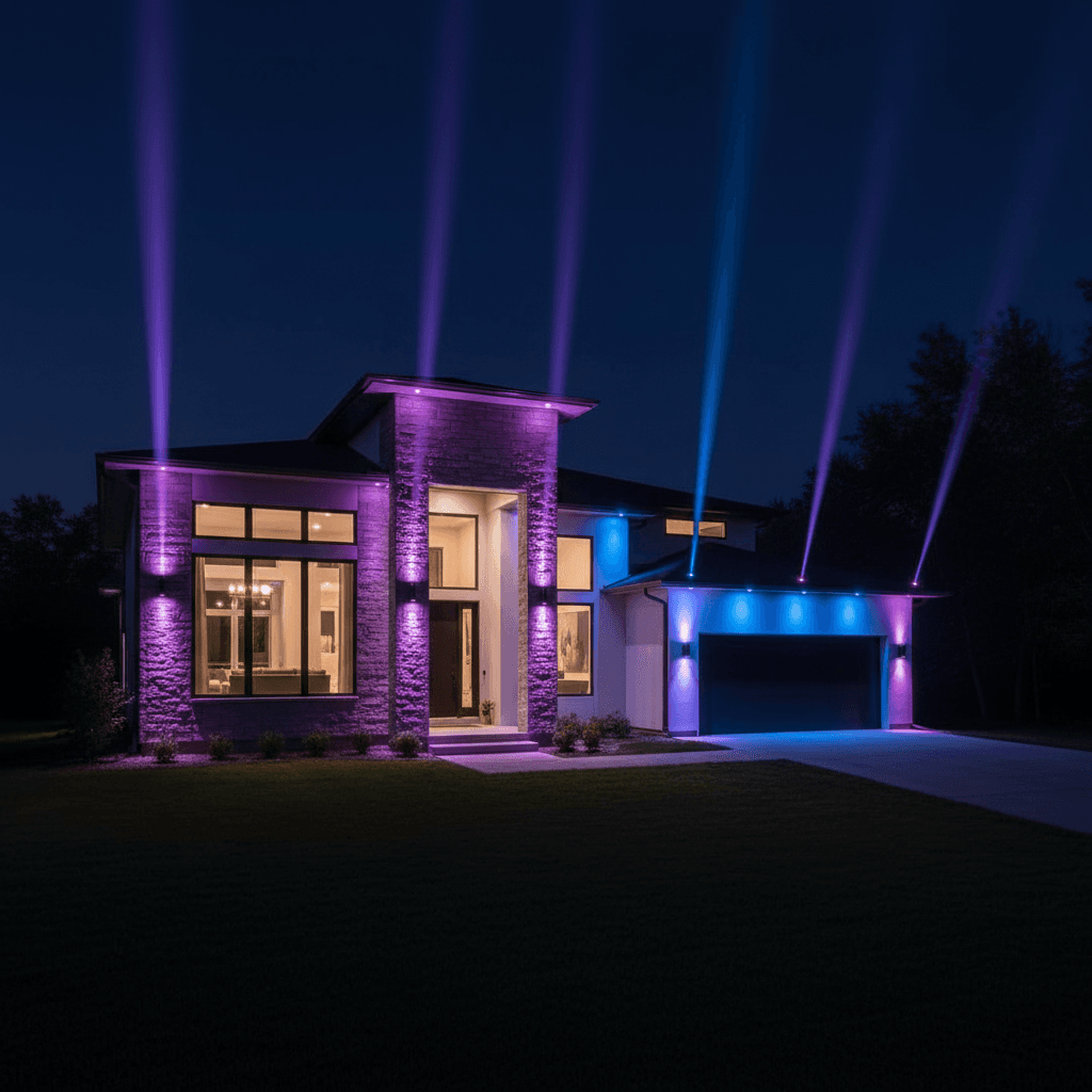 Color-changing holiday lights