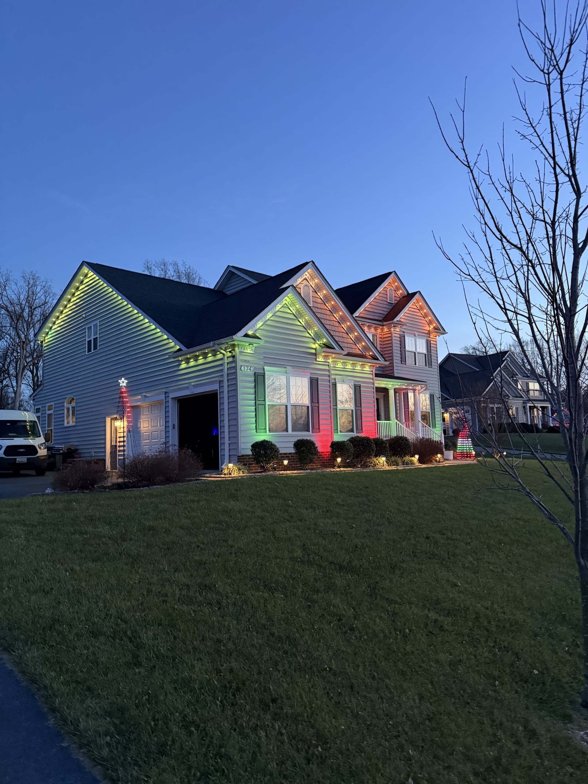 Commercial building lighting