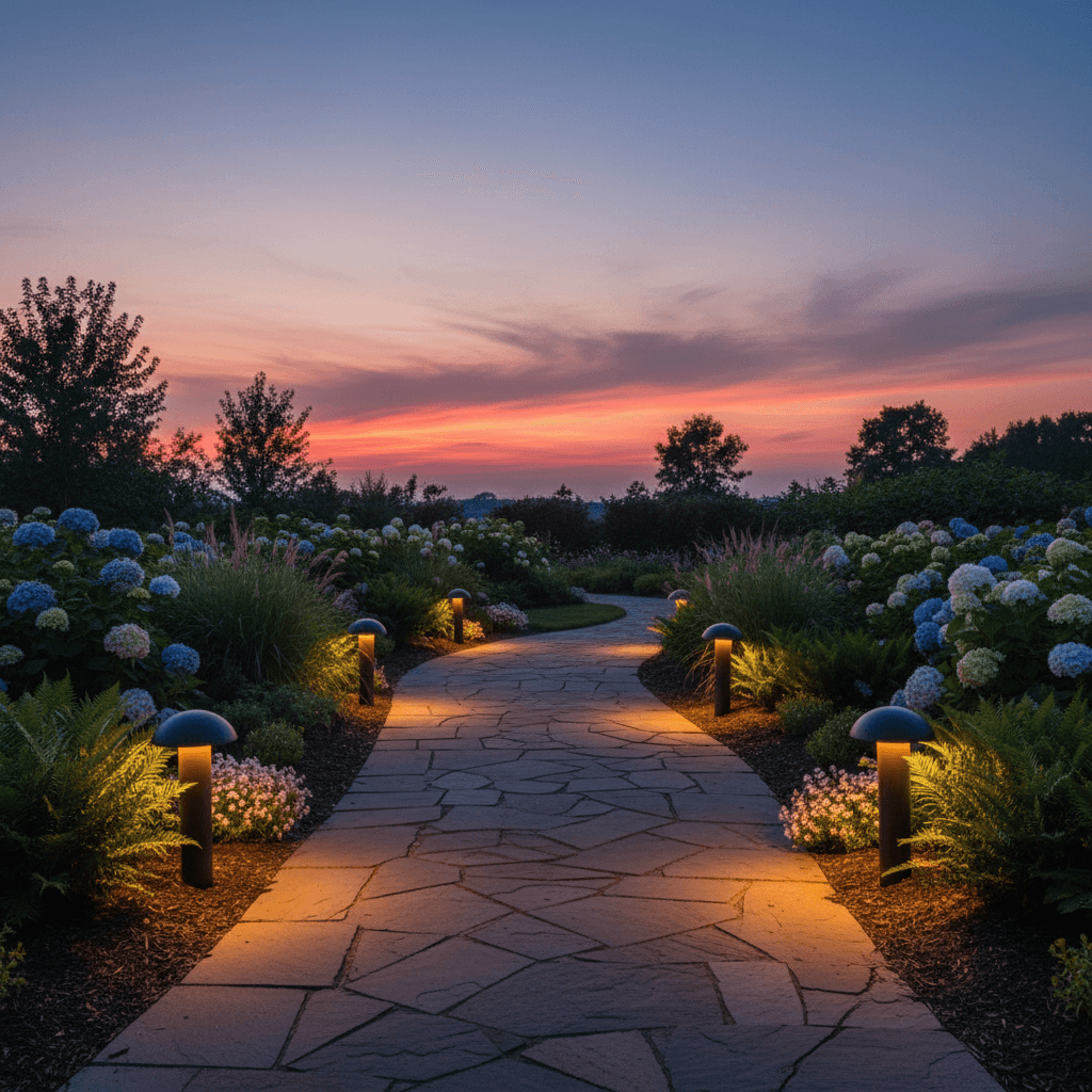 Pathway lighting installation