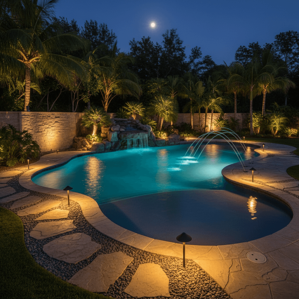 Pool area LED lighting