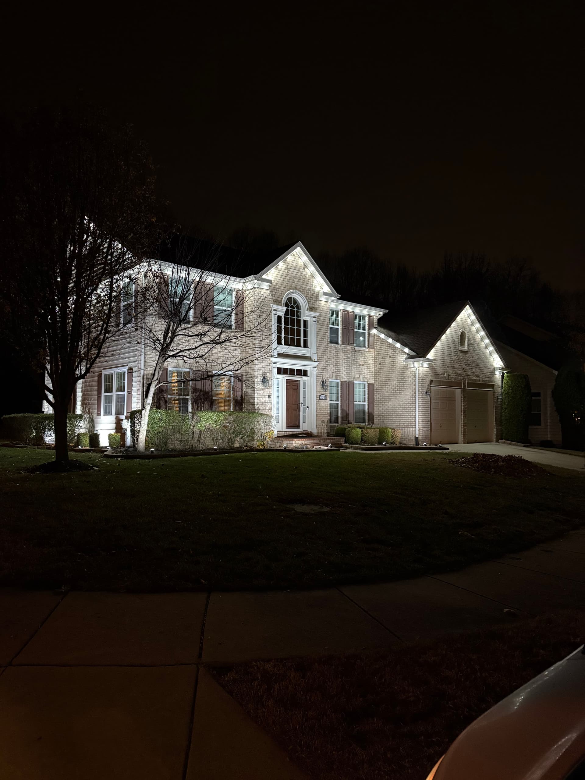 Permanent outdoor light