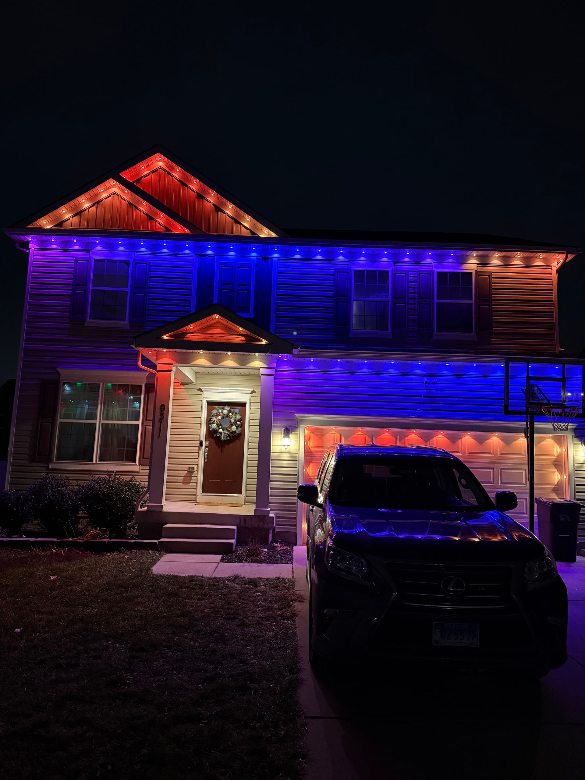 Permanent outdoor light